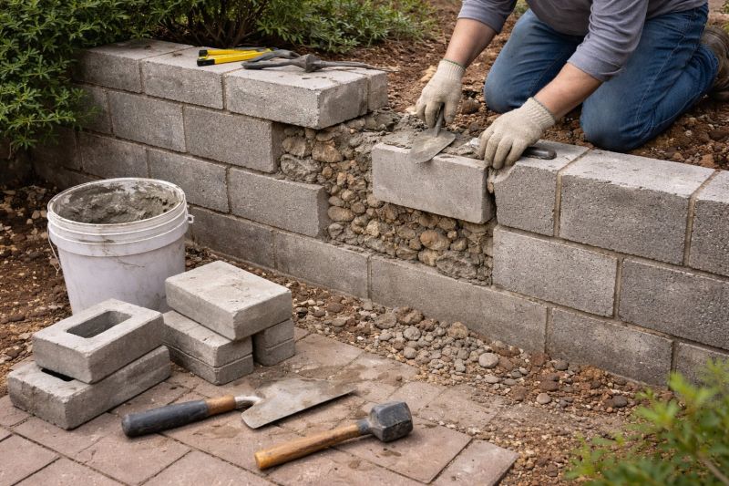 Block Wall Repair in Pelham, NH