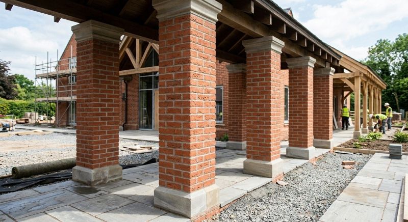 Brick Columns Installation in Nashua, NH