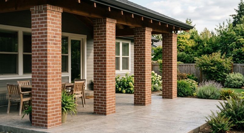 Brick Columns Installation in Nashua, NH