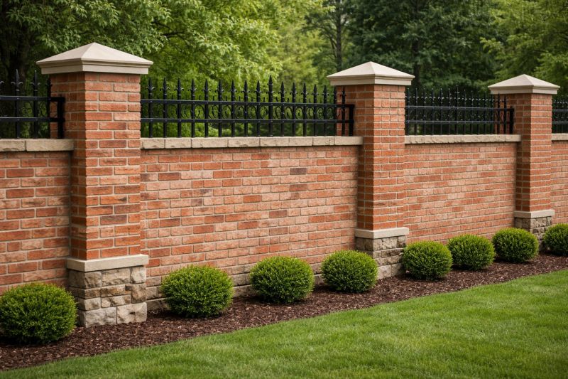 Brick Fence Installation in Nashua, NH