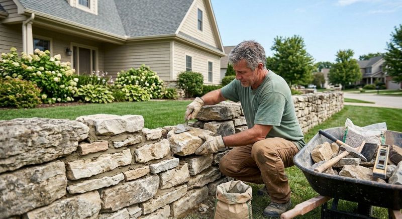 Brick Fence Repair in Nashua, NH