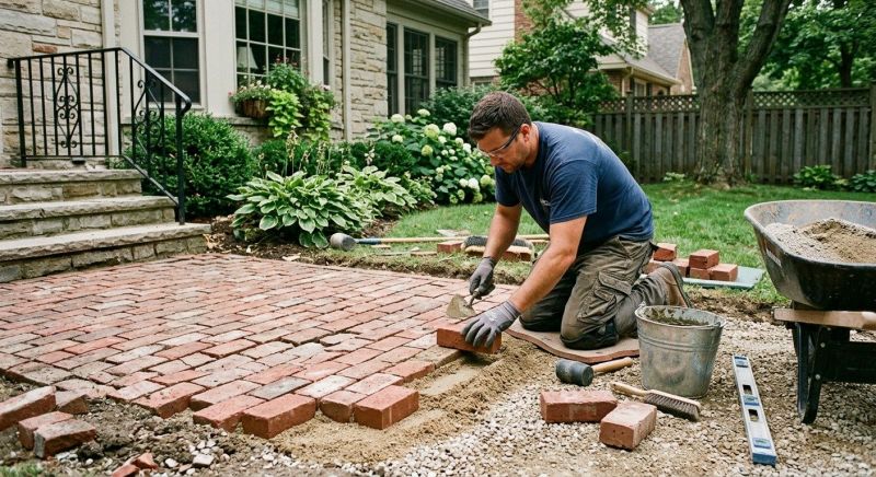 Brick Flatwork Repair in Ashby, MA