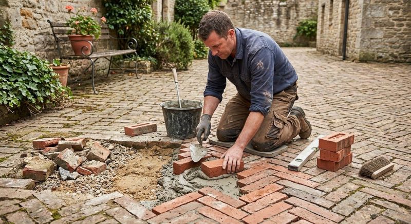 Brick Flatwork Repair in Methuen, MA