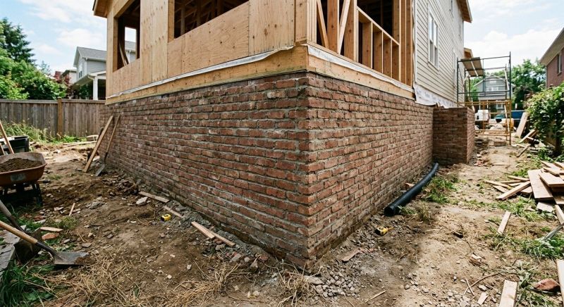 Brick Foundation Installation in Nashua, NH