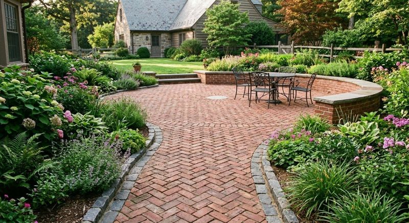 Brick Hardscaping Installation in Bolton, MA