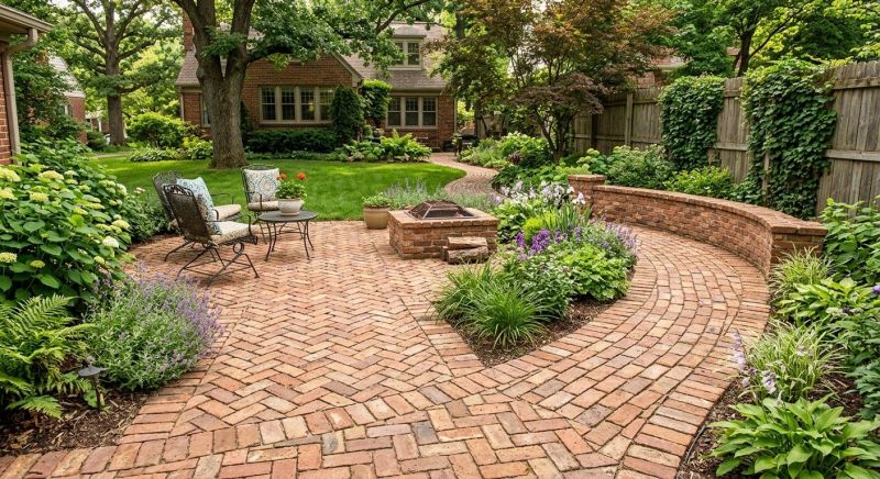 Brick Hardscaping Installation in North Reading, MA
