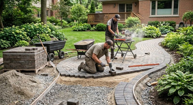 Brick Landscaping Service in Milford, NH