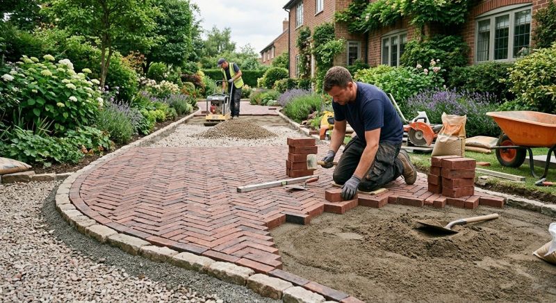 Brick Paving Installation in Ashby, MA