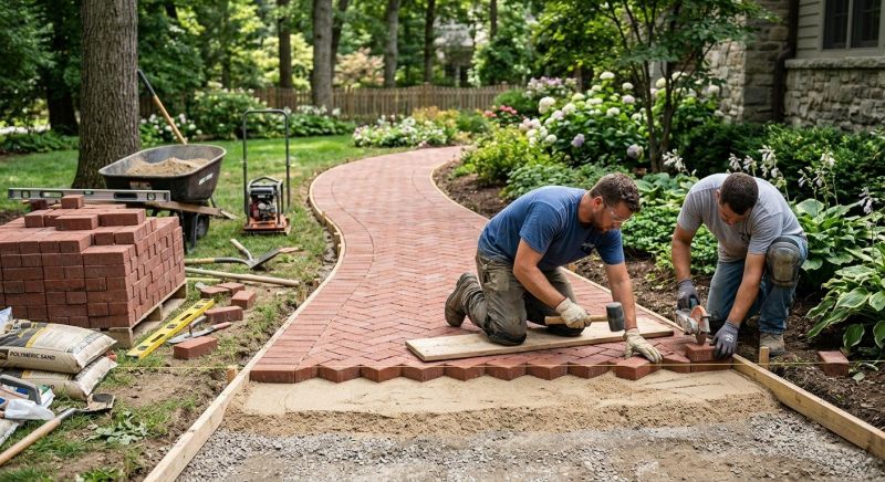 Brick Paving Installation in Nashua, NH