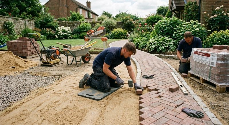 Brick Paving Installation in Raymond, NH