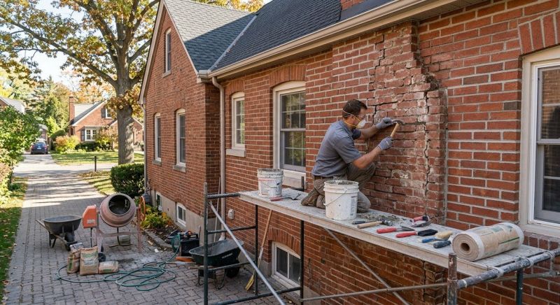 Brick Restoration in Boxford, MA