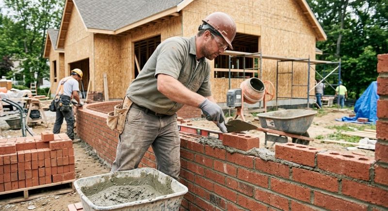 Brick Wall Installation in Groveland, MA