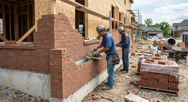 Brick Wall Installation in Groveland, MA