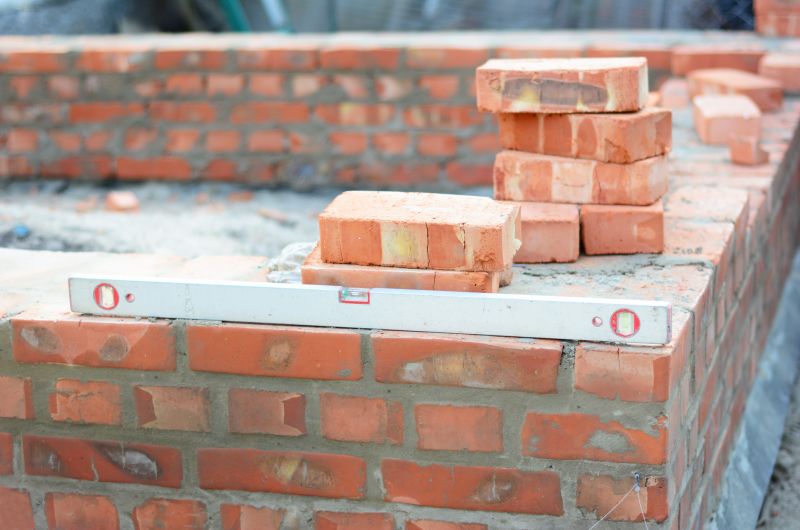 Brick Wall Installation in Wilton, NH