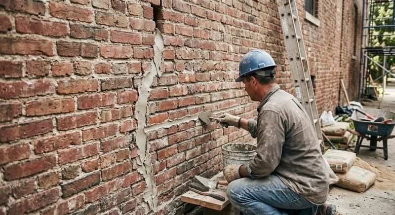 Brick Wall Repair in North Billerica, MA