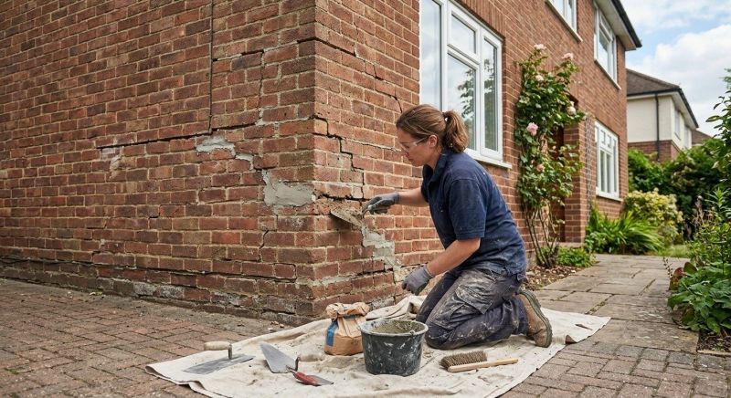 Brick Wall Repair in Raymond, NH