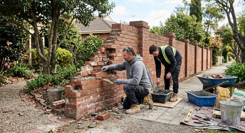 Brick Wall Repair in Reading, MA