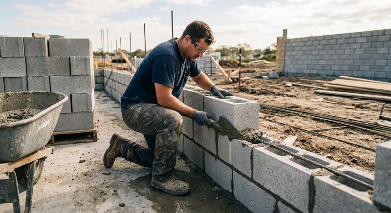 Cinder Blocks Installation in Groton, MA