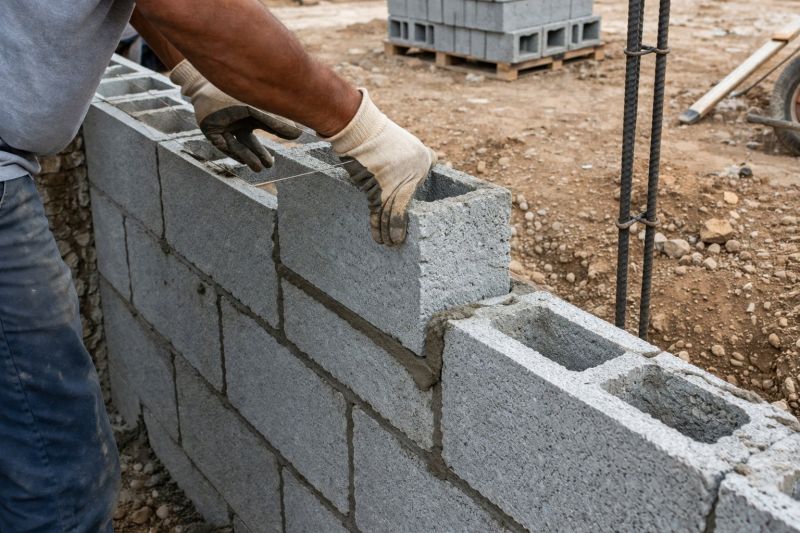 Cinder Blocks Installation in Groton, MA