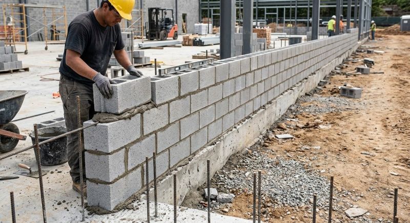 Cinder Blocks Installation in Lexington, MA