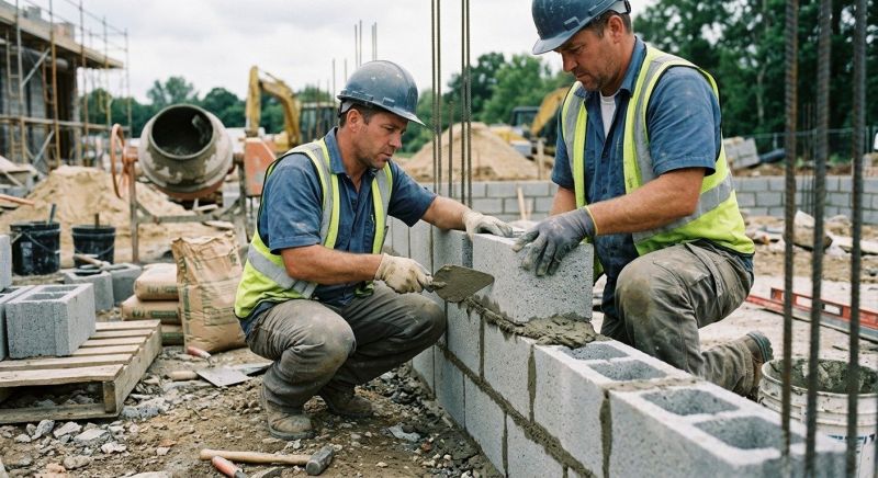 Cinder Blocks Installation in Lowell, MA