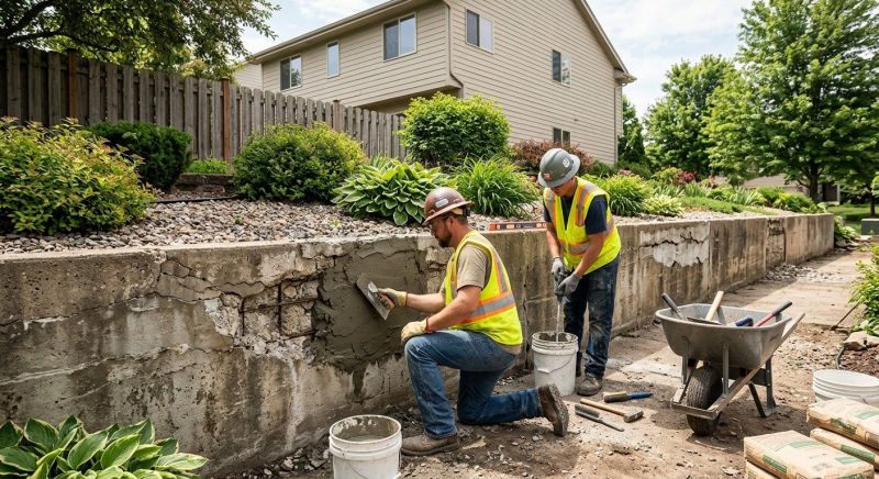 Retaining Wall Repair in Bolton, MA