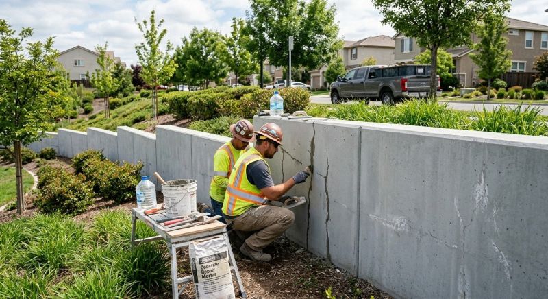 Retaining Wall Repair in Lancaster, MA