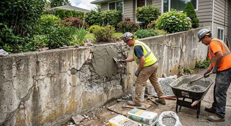 Retaining Wall Repair in Lawrence, MA