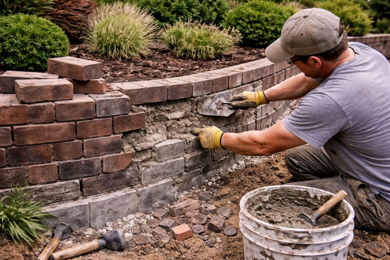 Retaining Wall Repair in Woburn, MA