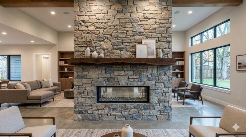Stone Chimney Installation in Hooksett, NH