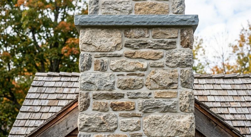 Stone Chimney Installation in North Billerica, MA