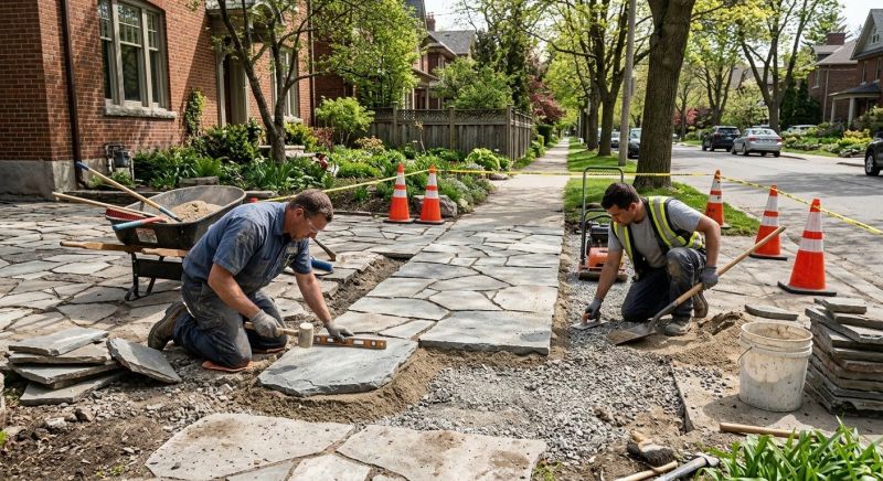 Stone Driveway Repair in Nashua, NH