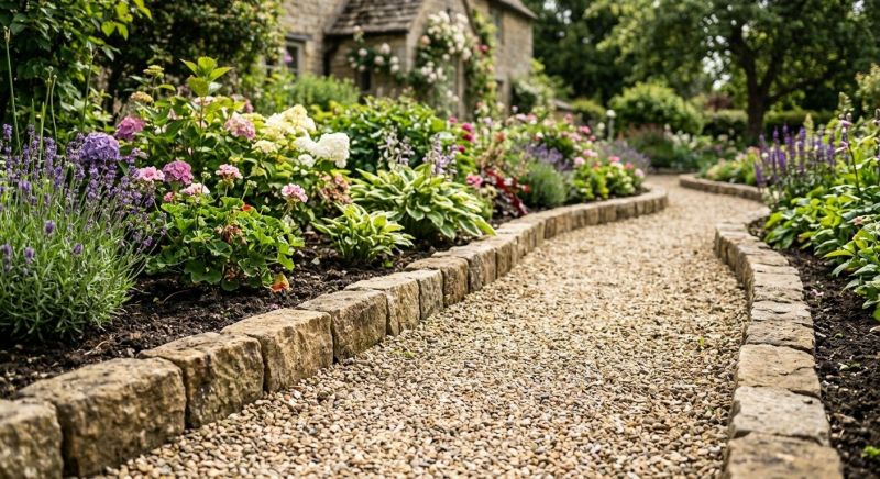 Stone Edging Installation in Nashua, NH