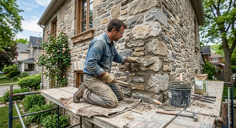 Stone Masonry Repair in Plaistow, NH