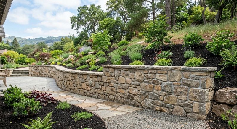Stone Wall Hardscaping in Nashua, NH