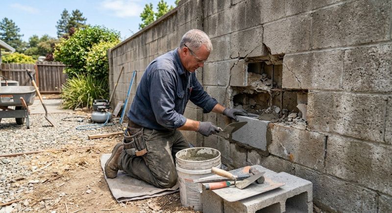 Stone Wall Repair in Lancaster, MA